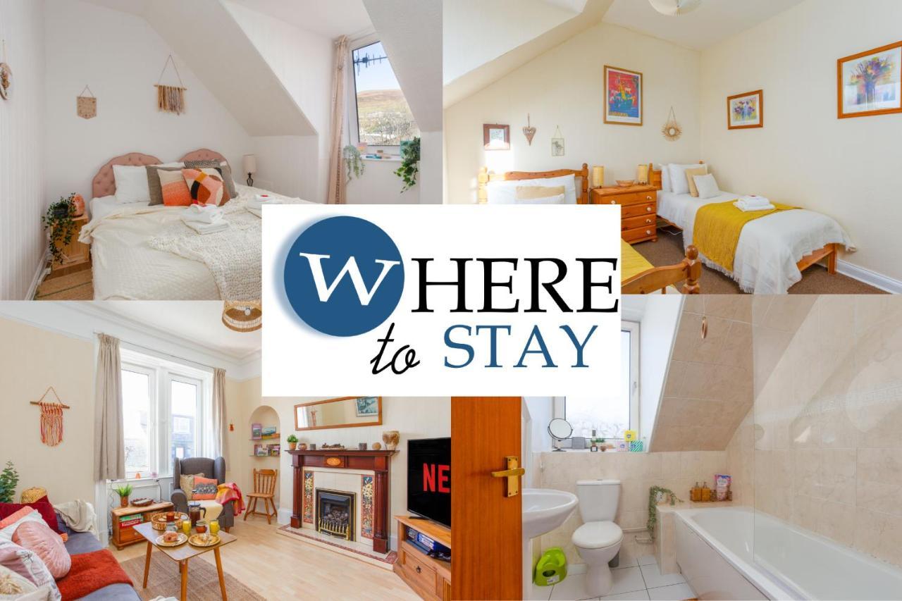 Bright 2Bed Apartment In Galashiels City Centre Esterno foto